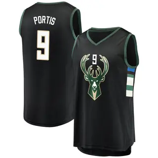 Milwaukee Bucks Men's Bobby Portis Black Fast Break Jersey - Statement Edition