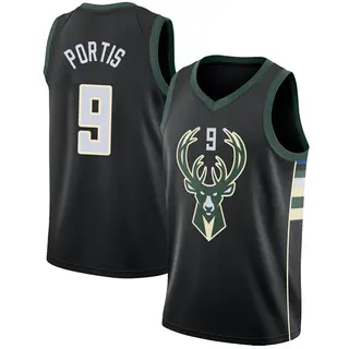 Milwaukee Bucks Men's Bobby Portis Black Swingman Jersey - Statement Edition