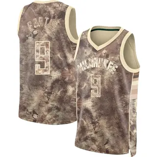 Milwaukee Bucks Men's Bobby Portis Brown Swingman Select Series Jersey