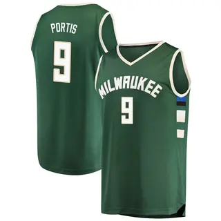 Milwaukee Bucks Men's Bobby Portis Green Fast Break Jersey - Icon Edition
