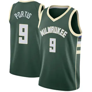 Milwaukee Bucks Men's Bobby Portis Green Swingman Jersey - Icon Edition