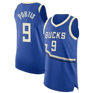 Milwaukee Bucks Men's Bobby Portis Royal Authentic 2024/25 City Edition Jersey