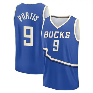 Milwaukee Bucks Men's Bobby Portis Royal Fast Break Fanatics 2024/25 City Edition Jersey