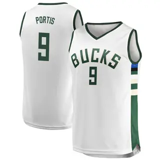 Milwaukee Bucks Men's Bobby Portis White Fast Break Jersey - Association Edition