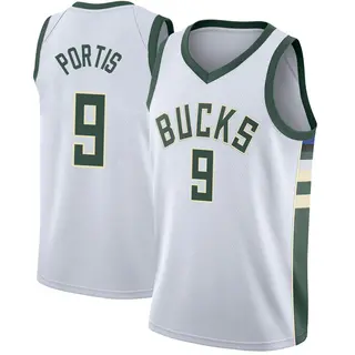 Milwaukee Bucks Men's Bobby Portis White Swingman Jersey - Association Edition
