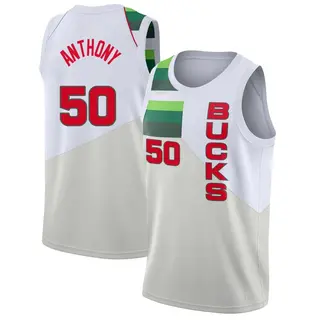Milwaukee Bucks Men's Cole Anthony White Swingman 2018/19 Jersey - Earned Edition