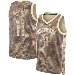 Milwaukee Bucks Men's Gary Harris Brown Swingman Select Series Jersey