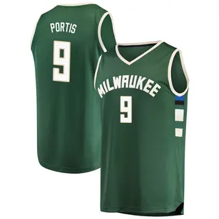 Milwaukee Bucks Youth Bobby Portis Green Fast Break Jersey - Icon Edition