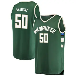 Milwaukee Bucks Youth Cole Anthony Green Fast Break Jersey - Icon Edition